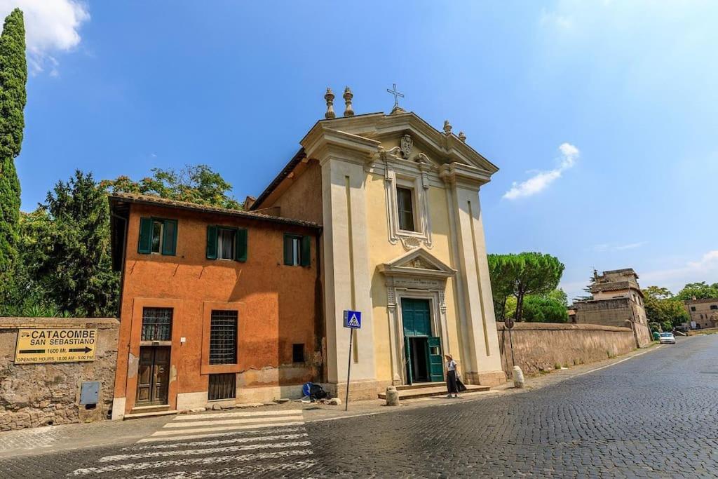 Rooftop Appia Antica,Silenzioso Riservato Two Bedrooms Two Bathrooms Рим Екстер'єр фото